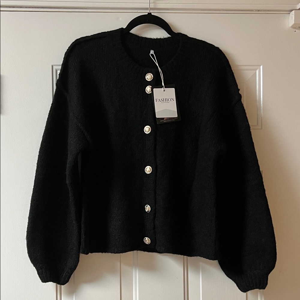 Fashion Black Women's Sweater